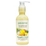 Увлажняющее молочко для тела Ананас и кокос, 180 мл,, PEVONIA