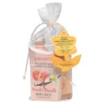 Подарочный набор для тела «Персик и ваниль» (3 средства),, PEVONIA