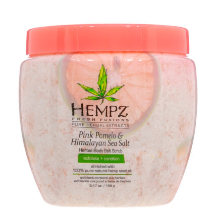 Скраб для тела Pink Pomelo & Himalayan Sea Salt Herbal Body Salt Scrub, 155 гр HEMPZ