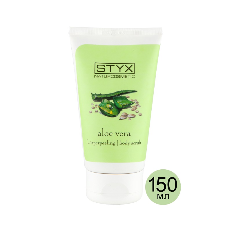 stx18165-800x800-1.jpg Скраб для тела Алоэ Вера с абрикосовой косточкой, 150 мл, Aloe Vera, STYX