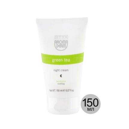 Успокаивающий Ночной Крем для комбинированной и поврежденной кожи, Зеленый чай, 150 мл