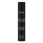 Style Hair Spray Ultra Strong Лак для волос ультрасильной фиксации без отдушки 400 мл OLLIN 971274