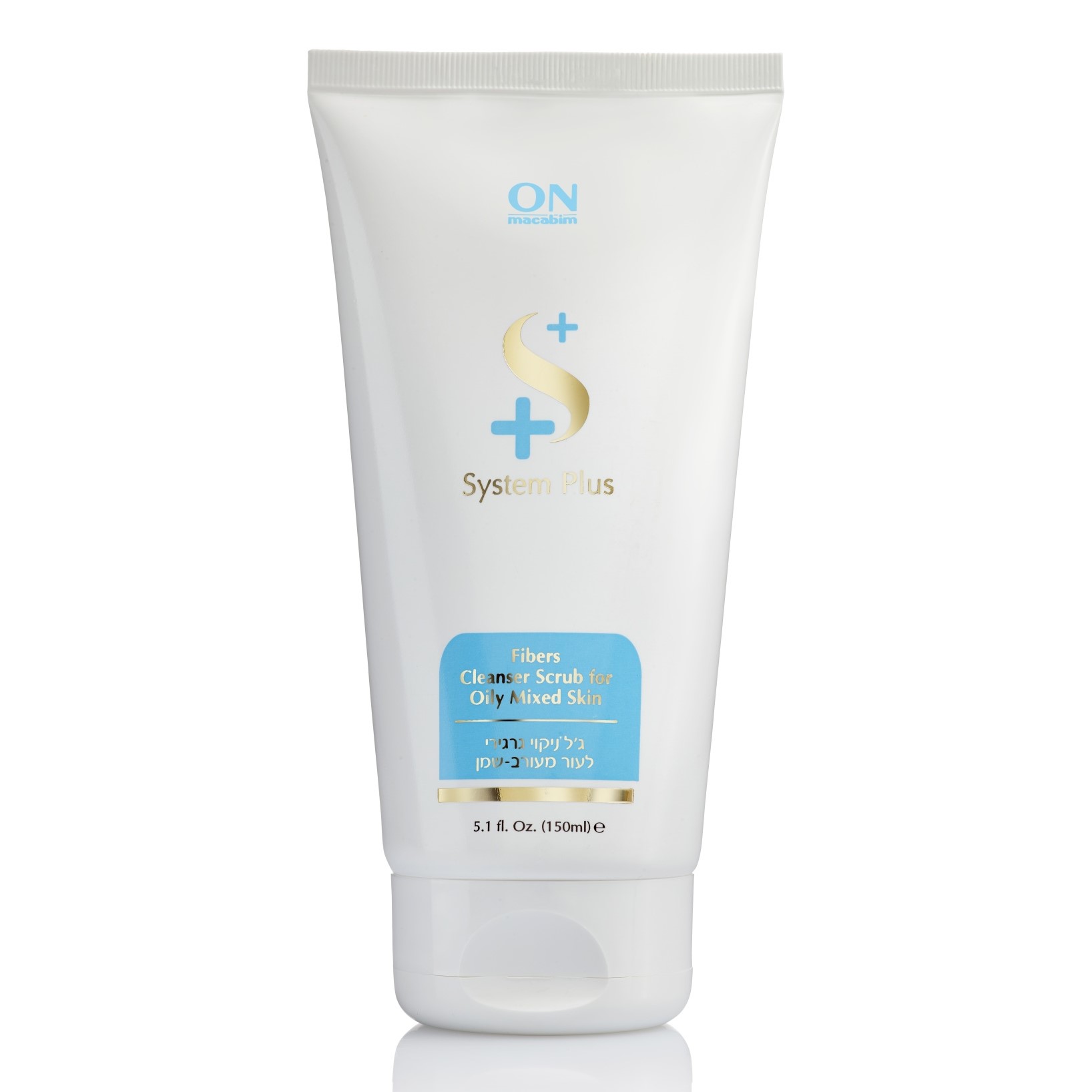 swggy4u714lvuqnv7nz1bzcyjk56u1hv.jpg Onmacabim System Plus Fibers Cleanser Scrub Гель-скраб с люффой 150 мл