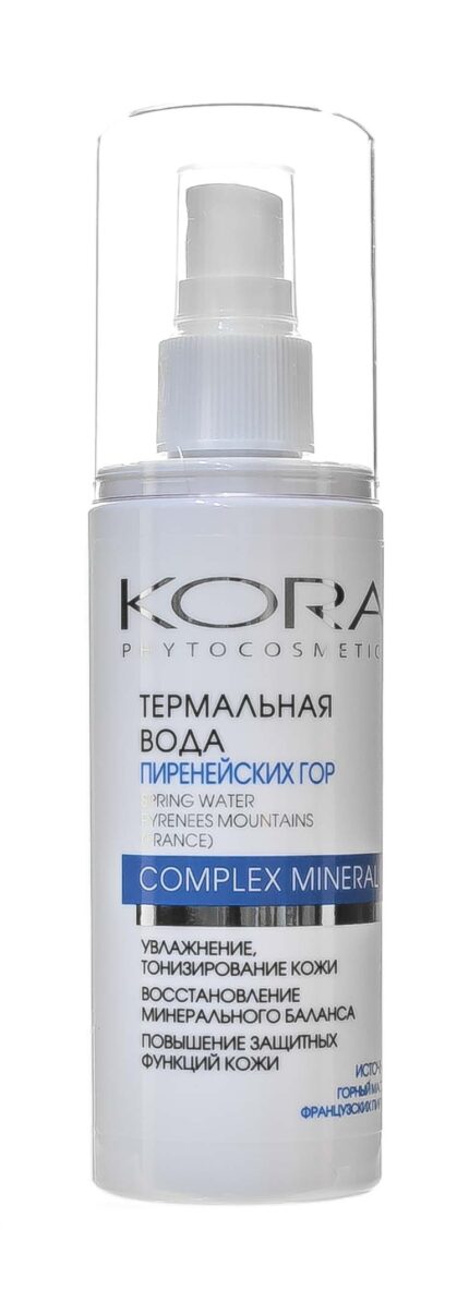 Термальная вода Пиренейских гор 125 мл KORA