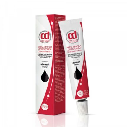 Краска для бровей 22 мл цвет черный CONSTANT DELIGHT