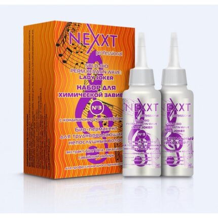 Nexxt Solo-Bio Perm Keratin Wave №3 / Био-преманент для трудноподдающихся непослушных волос, 2*110 мл