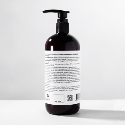 Маска для реконструкции поврежденных волос с кератином №18 500 мл INCLIP