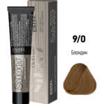 De Luxe Silver Крем-краска для волос 9/0 блондин 60 мл ESTEL