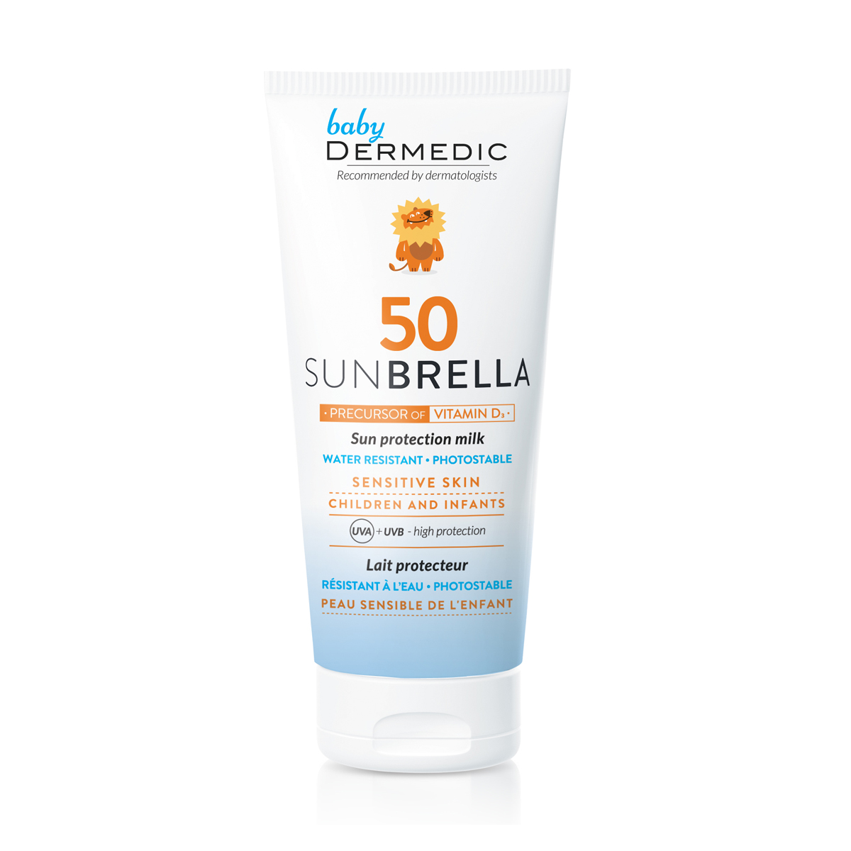 604-dm-1051_0001.jpg Sunbrella Sun Protection Milk SPF50 Солнцезащитное молочко для детей 100 мл DERMEDIC