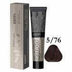 De Luxe Silver Крем-краска для волос 5/76 светлый шатен коричнево-фиолетовый 60 мл ESTEL