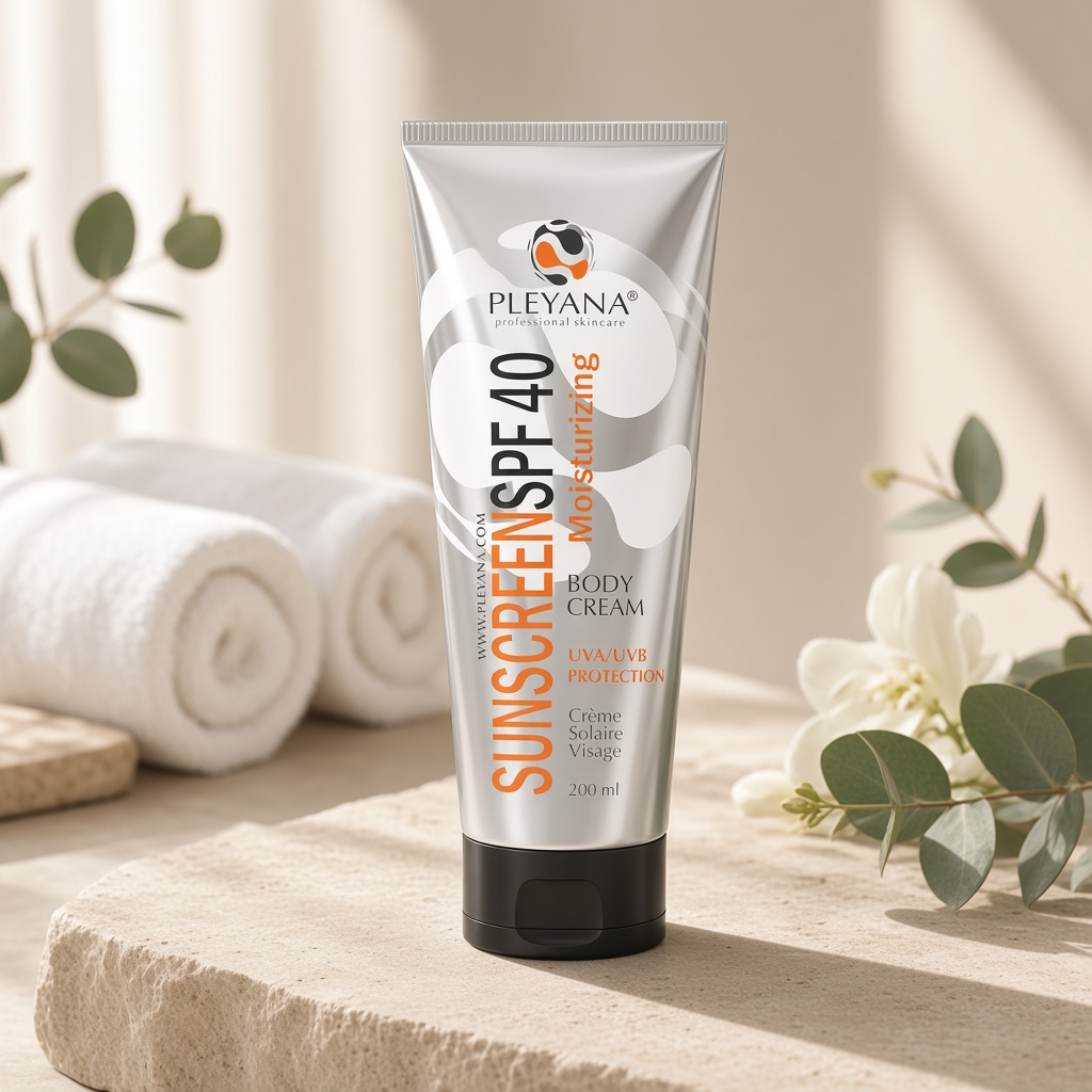 pleyana Солнцезащитный увлажняющий крем для тела spf40 200 мл Pleyana Солнцезащитный увлажняющий крем для тела SPF40 200 мл — изображение 1