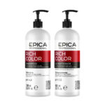 Epica Professional Rich Color Set Набор для ухода за окрашенными волосами шампунь 1000 мл и кондиционер 1000 мл