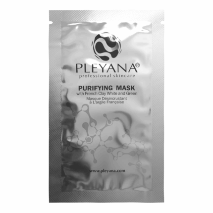 Маска очищающая с французскими глинами белой и зеленой 10 мл Pleyana