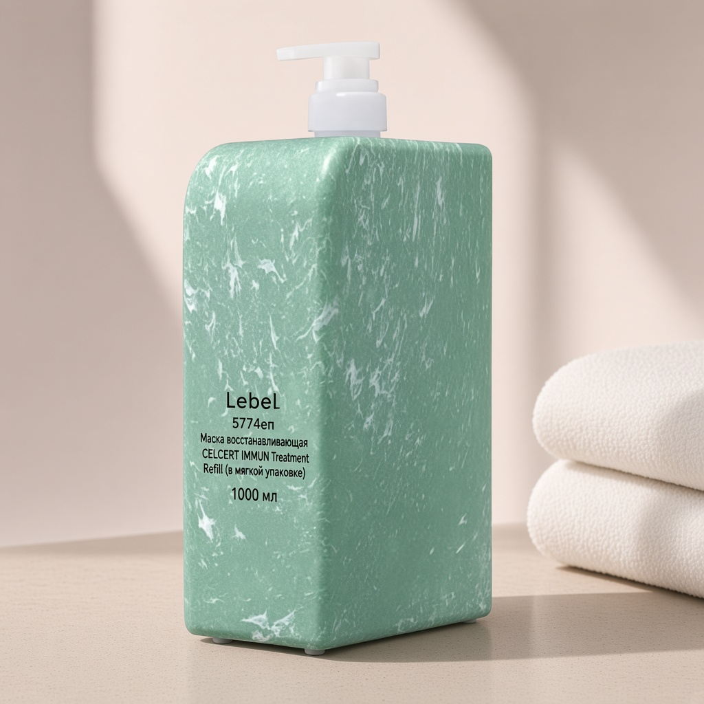 5774еп, Маска восстанавливающая celcert immun treatment, refill (в мягкой упаковке), 1000 мл, lebel 5774еп, Маска восстанавливающая CELCERT IMMUN Treatment, Refill (в мягкой упаковке), 1000 мл, Lebel — изображение 1