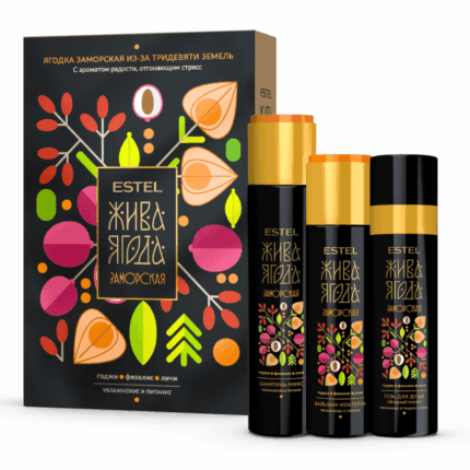 Estel Жива Ягода Набор Заморская Шампунь-Микс Бальзам-коктейль Гель для душа