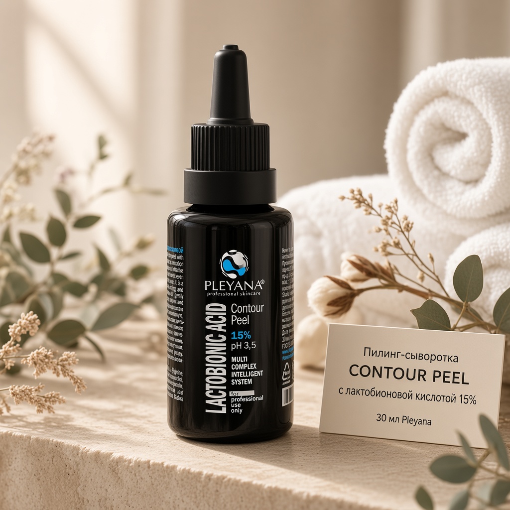 Пилинг сыворотка contour peel с лактобионовой кислотой 15% 30 мл pleyana Пилинг-сыворотка CONTOUR PEEL с лактобионовой кислотой 15% 30 мл Pleyana — изображение 1