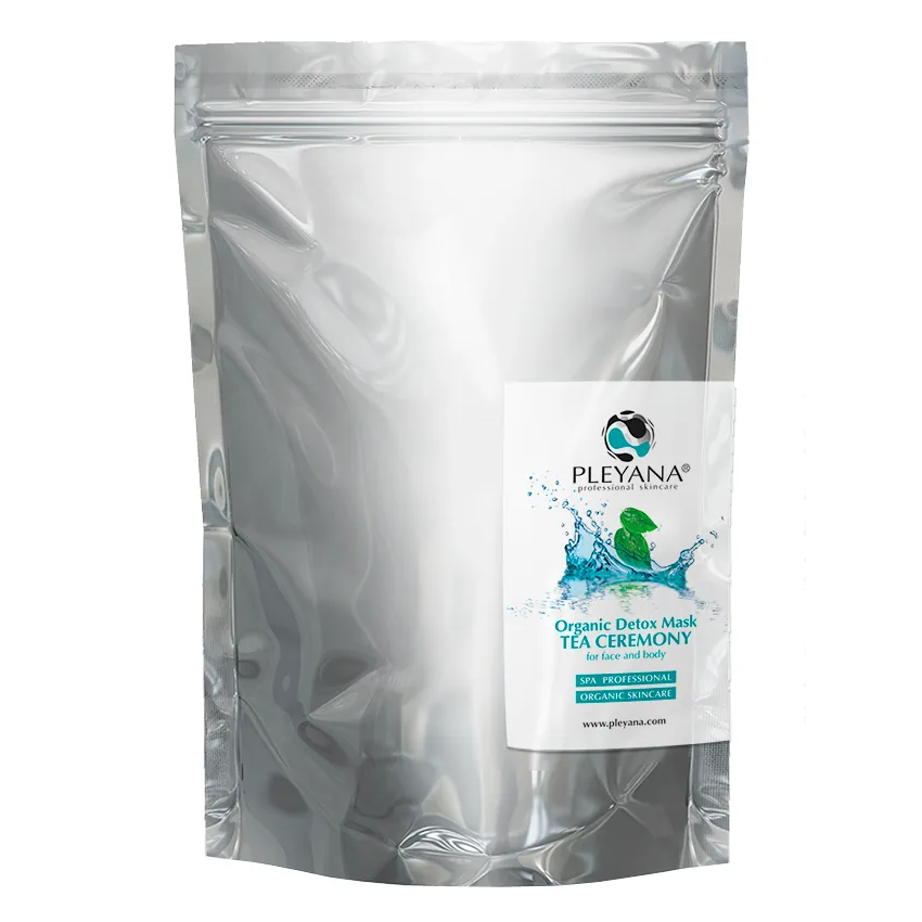 udy9766kr6dgc3gyav3tvdy12t38dtyr Детокс-маска органическая TEA CEREMONY для лица и тела 1000 гр Pleyana