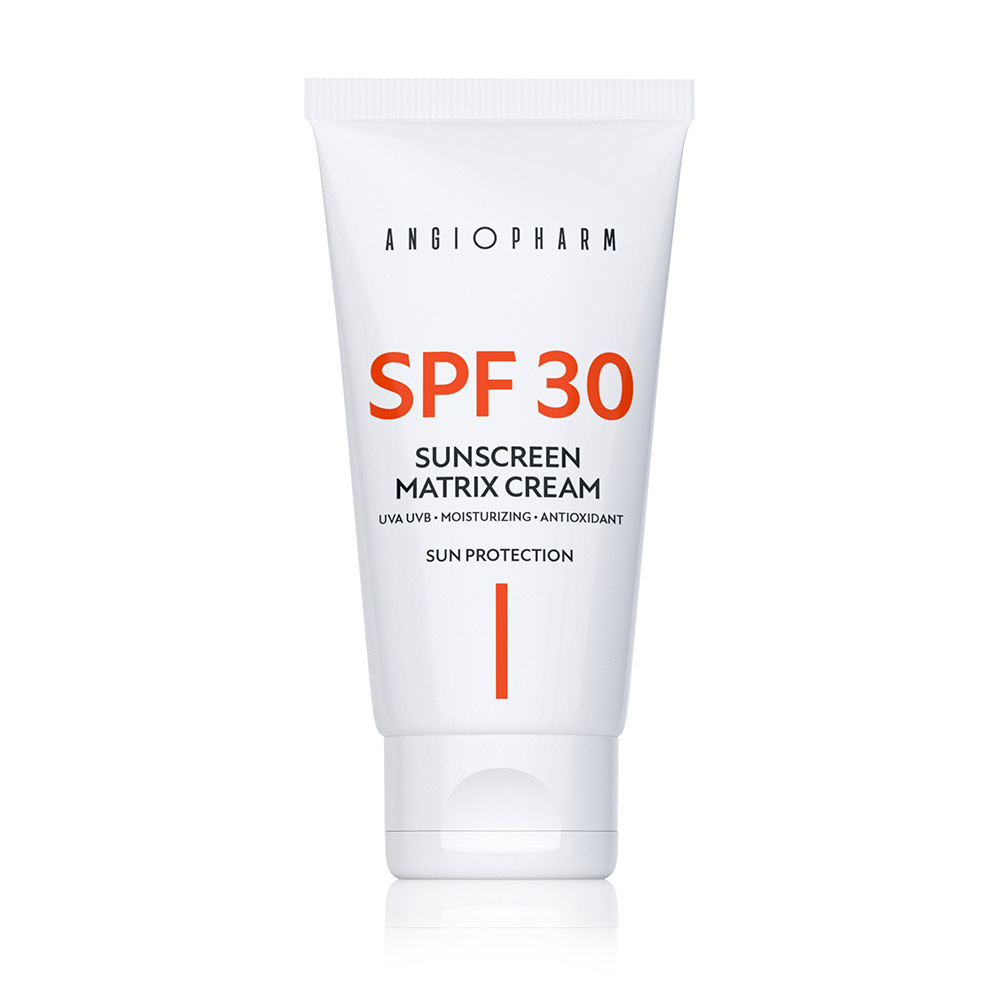 0906 Angiopharm Солнцезащитный крем spf 30 iii 50 мл