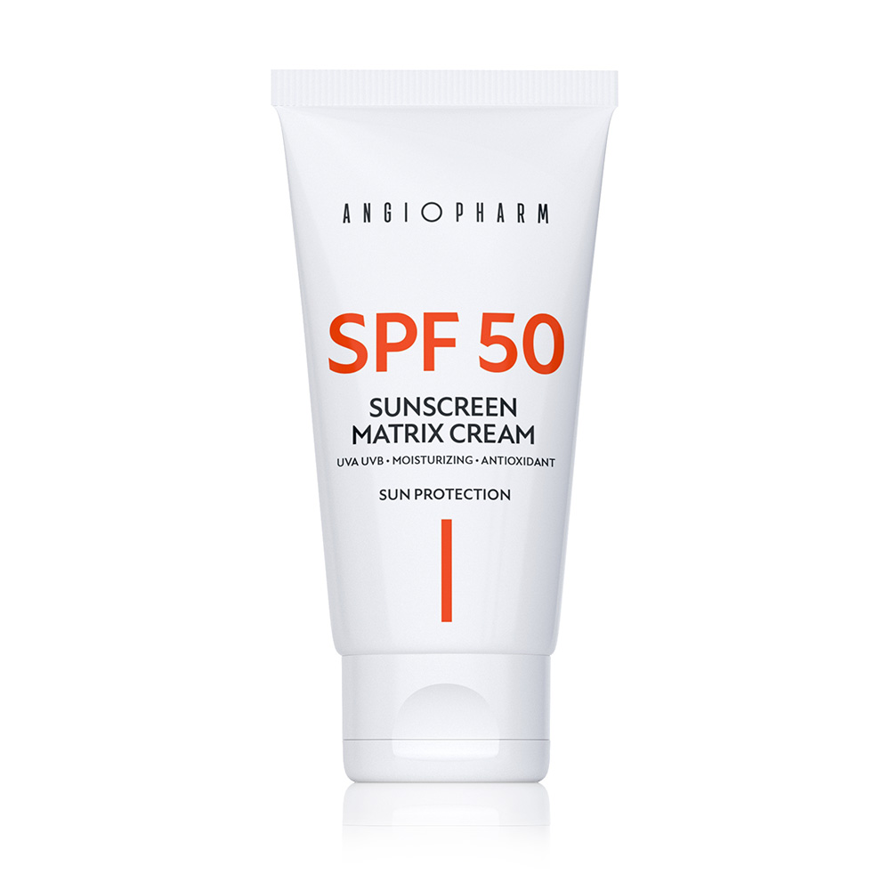 0907 Angiopharm Солнцезащитный крем spf 50 iv 50 мл