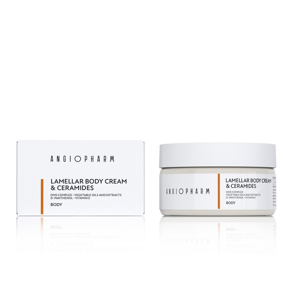 1211 Angiopharm Ламеллярный крем с церамидами для тела 200 мл