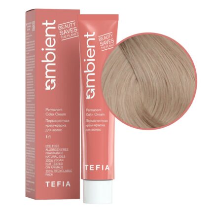 TEFIA Ambient 10.0 Перманентная крем-краска для волос Экстра светлый блондин натуральный 60 мл