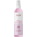 Ollin Pink Dream Тонирующий розовый спрей для волос 150 мл