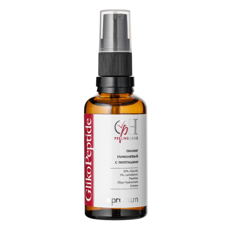 gliko Premium Gliko Peptide Пилинг гликолевый с пептидами и гиалуроновой кислотой 50 мл