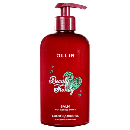 Ollin Beauty Family Бальзам для волос с экстрактом авокадо 500 мл