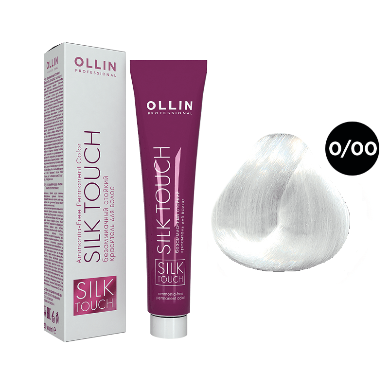 krasitel_ollin_silk_touch_nejtralnyj_0_00.png OLLIN SILK TOUCH Крем-краска для волос 0/00 корректор нейтральный 60 мл — изображение 1