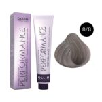 OLLIN Performance Перманентная крем-краска для волос 8/8 светло-русый жемчужный 60 мл