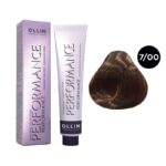 OLLIN Performance Перманентная крем-краска для волос 7/00 русый глубокий 60 мл