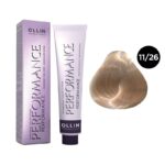 OLLIN Performance Перманентная крем-краска для волос 11/26 специальный блондин розовый 60 мл