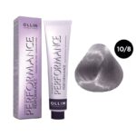 OLLIN Performance Перманентная крем-краска для волос 10/8 светлый блондин жемчужный 60 мл