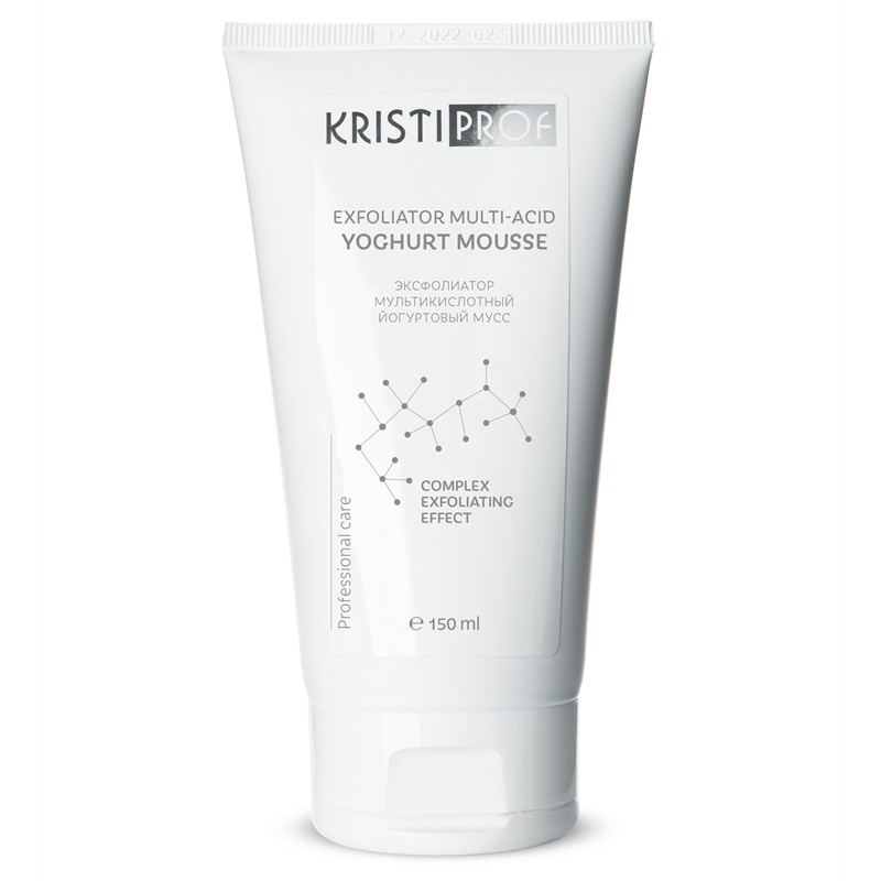 6655_big KRISTI Эксфолиатор мультикислотный Йогуртовый мусс 150 мл