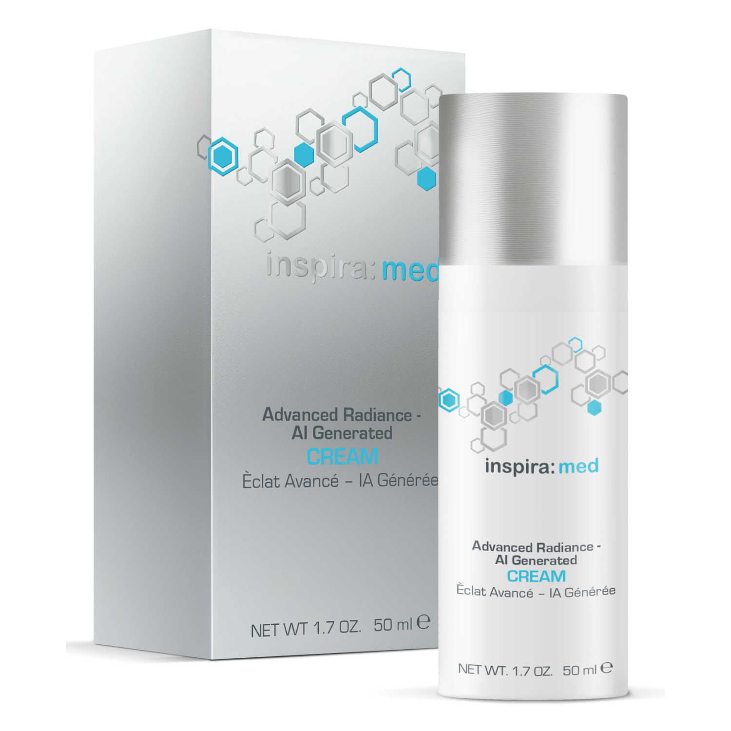 ins4124 INSPIRA Advanced Radiance Al Generated Cream Осветляющий крем для выравнивания тона кожи 50 мл — изображение 1