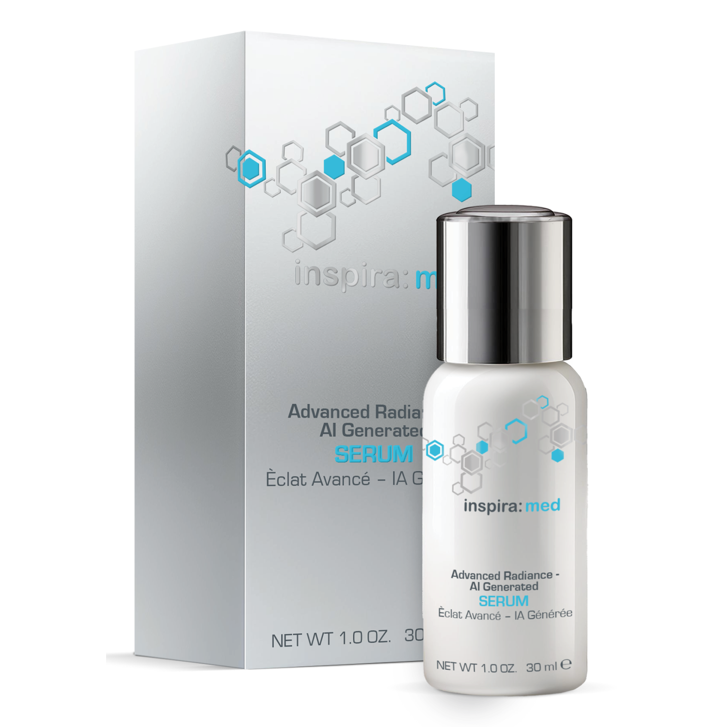 ins4134 INSPIRA Advanced Radiance Al Generated Serum Осветляющая сыворотка для выравнивания тона кожи 30 мл — изображение 1