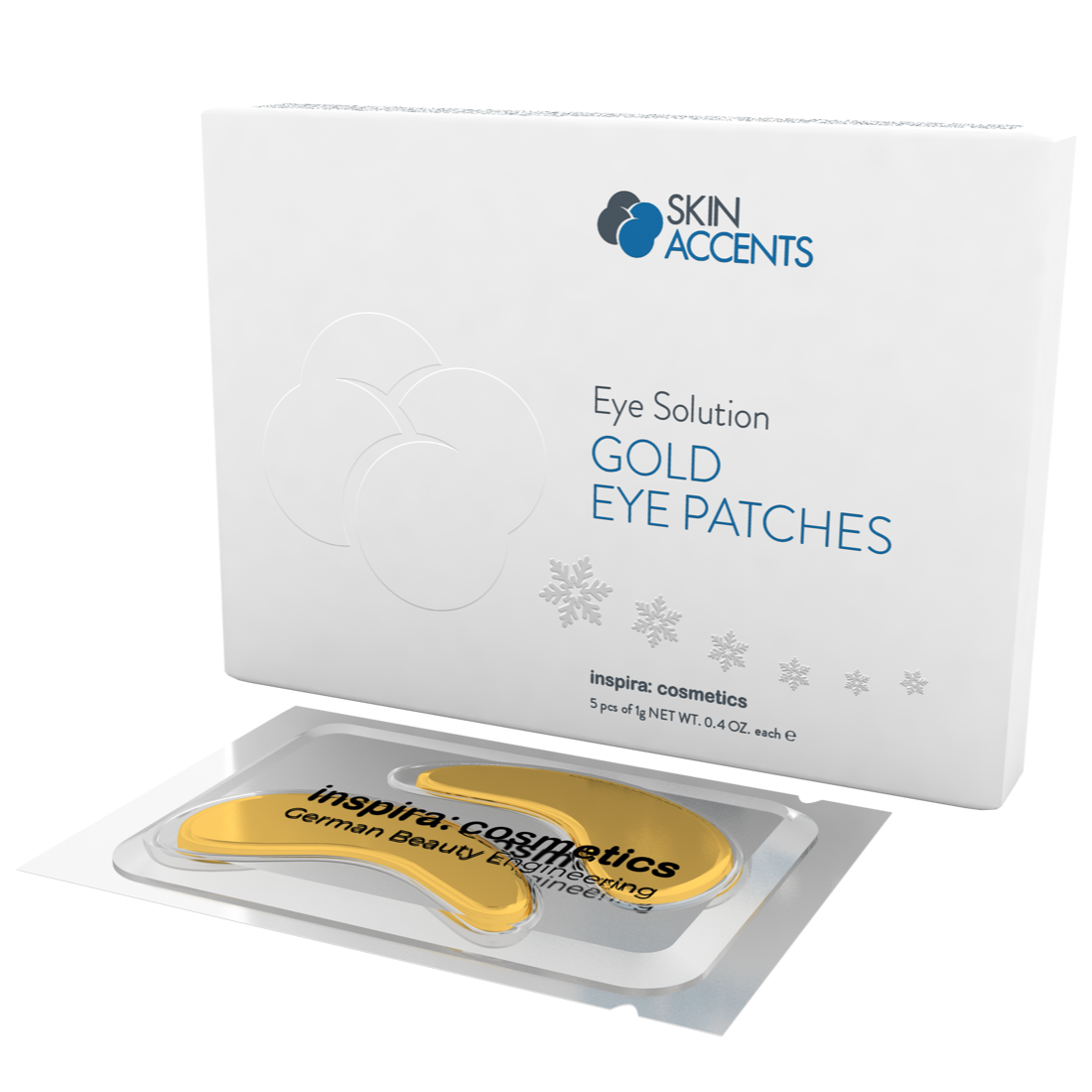 ins9267 Eye Solution Gold Patches Гидрогелевые лифтинг-патчи для глаз 5 шт INSPIRA — изображение 1