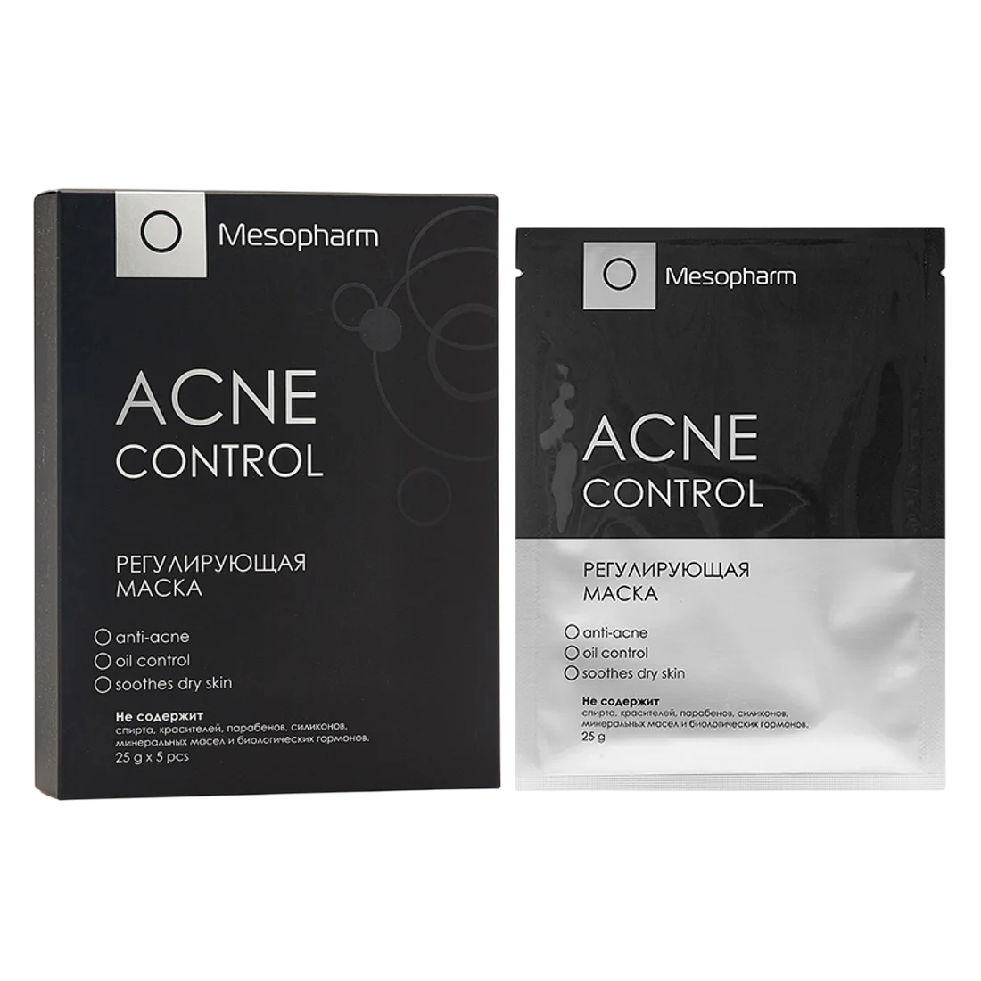 msph518107 Маска регулирующая ACNE CONTROL 5*25 гр MESOPHARM — изображение 1