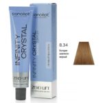 CONCEPT Infinity Crystal 8.34 Блондин золотисто-медный Гелевый краситель для волос 60 мл