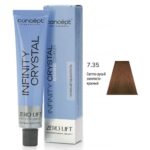 CONCEPT Infinity Crystal 7.35 Светло-русый золотисто-красный Гелевый краситель для волос 60 мл