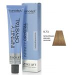 CONCEPT Infinity Crystal 9.73 Светлый блондин коричнево-золотистый Гелевый краситель для волос 60 мл