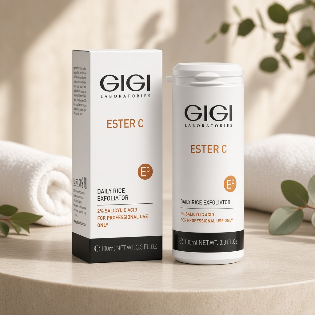 gigi ester c daily rice exfoliator Эксфолиант с 2% салициловой кислотой 100 мл GIGI Ester C Daily Rice Exfoliator Эксфолиант с 2% салициловой кислотой 100 мл — изображение 1