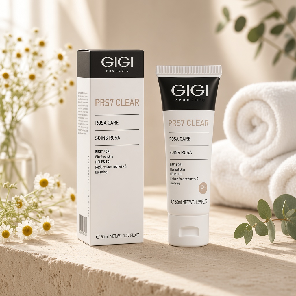gigi prs7 clear rosa care Крем противогиперемический для чувствительной кожи с куперозом 50 мл GIGI PRS7 Clear Rosa Care Крем противогиперемический для чувствительной кожи с куперозом 50 мл — изображение 1