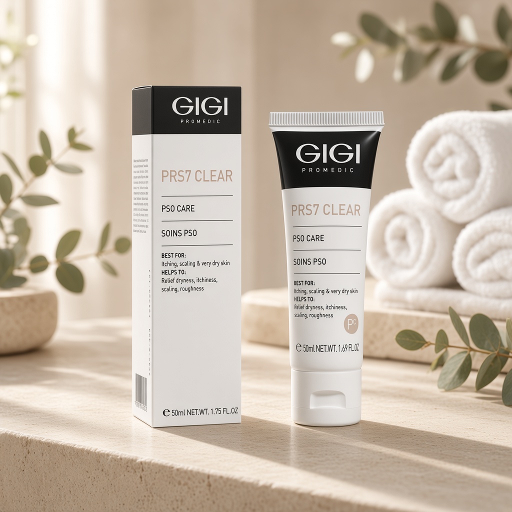 gigi prs7 clear pso care Крем Керато Регулятор при псориазе 50 мл GIGI PRS7 Clear PSO Care Крем Керато-Регулятор при псориазе 50 мл — изображение 1