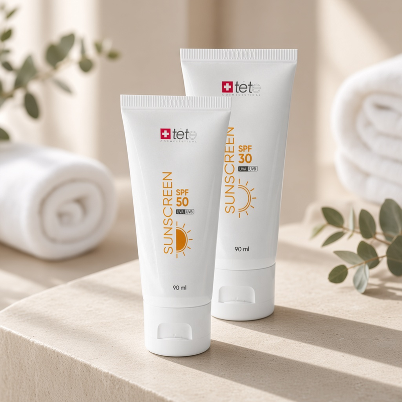 tete sunscreen spf30 Крем флюид фотопротектор 90 мл TETE Sunscreen SPF30 Крем-флюид фотопротектор 90 мл — изображение 1