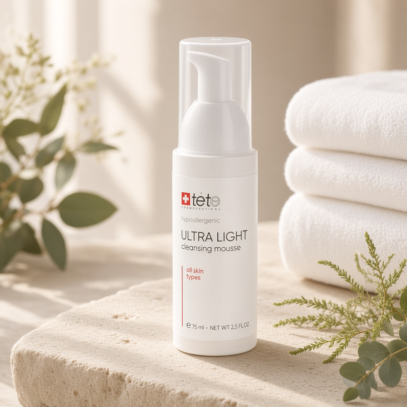 tete ultra light cleansing mousse Ультра легкая очищающая пенка для умывания 75 мл TETE Ultra Light Cleansing Mousse Ультра легкая очищающая пенка для умывания 75 мл — изображение 1