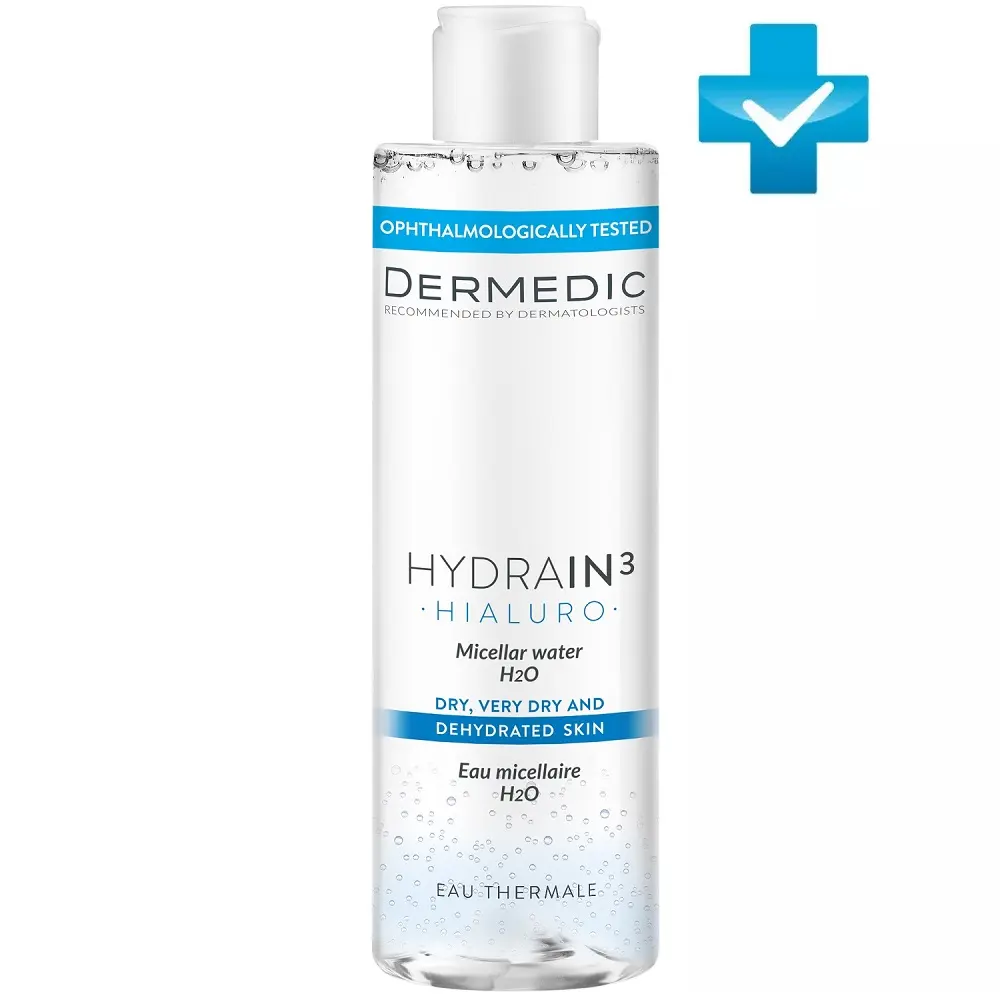 604-DM-109-03 DERMEDIC Hydrain 3 Hialuro Micellar Water H2O Мицеллярная вода 100 мл — изображение 1