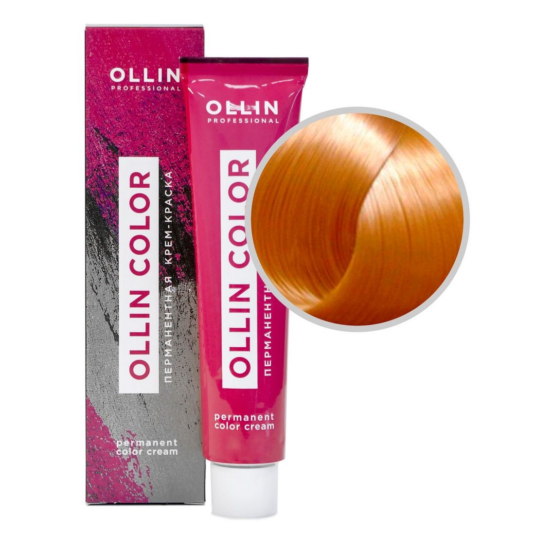oln771089 100, ollin color 11/43 специальный блондин медно золотистый 100 мл Перманентная крем краска для волос 771 OLLIN COLOR 11/43 Перманентная крем-краска для волос специальный блондин медно-золотистый 100 мл — изображение 1
