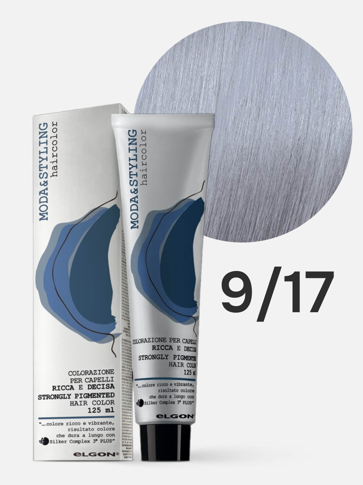 elgon modastyling Краска для волос 9/17 очень яркий жемчужный блонд 125мл ELGON MODASTYLING Краска для волос 9/17 очень яркий жемчужный блонд 125мл — изображение 1