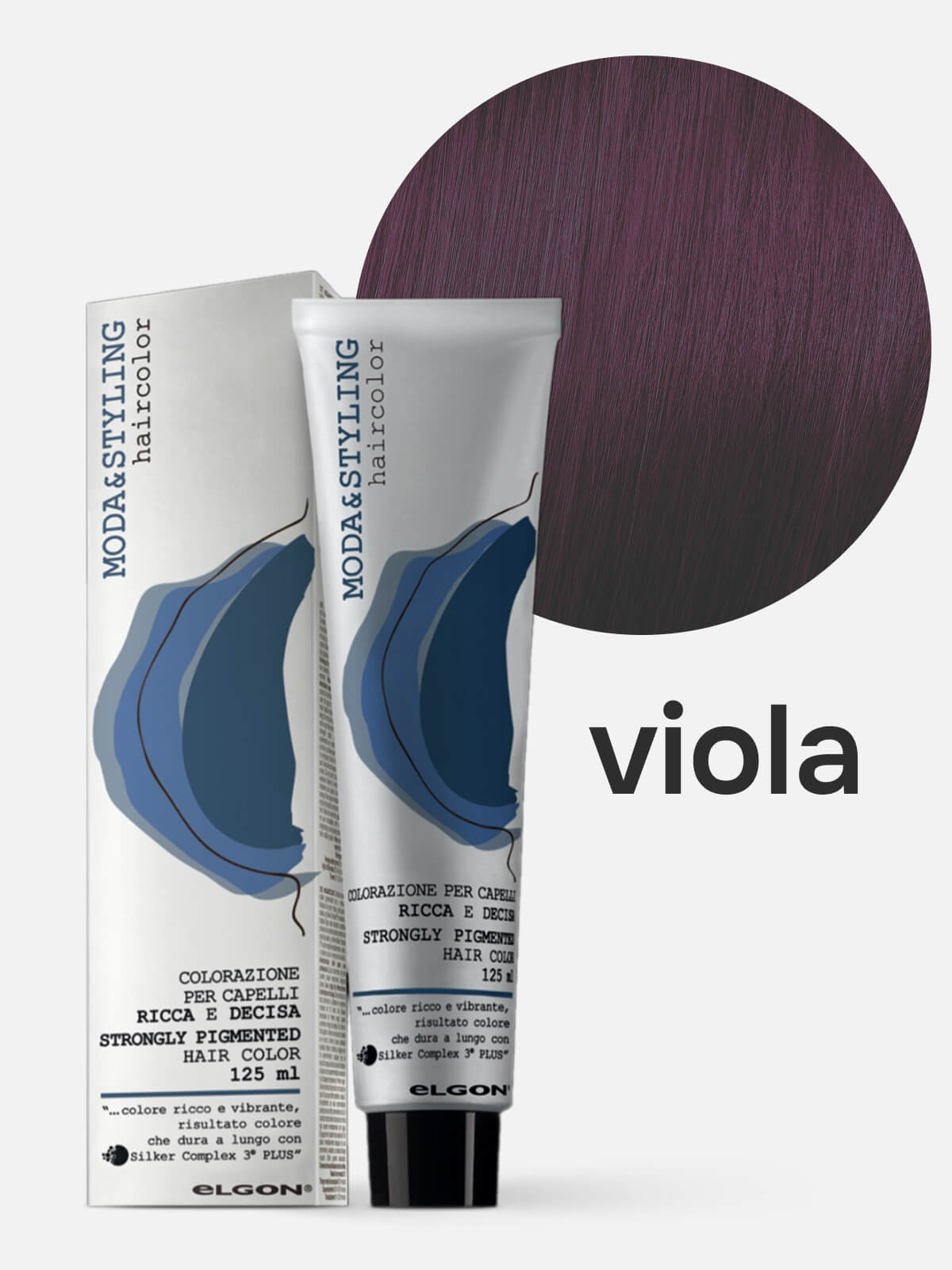 elgon modastyling Краска для волос viola фиолетовый violet 125мл ELGON MODASTYLING Краска для волос VIOLA фиолетовый Violet 125мл — изображение 1